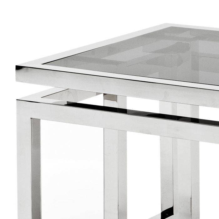 Palmer Stainless Steel Side Table by Eichholtz