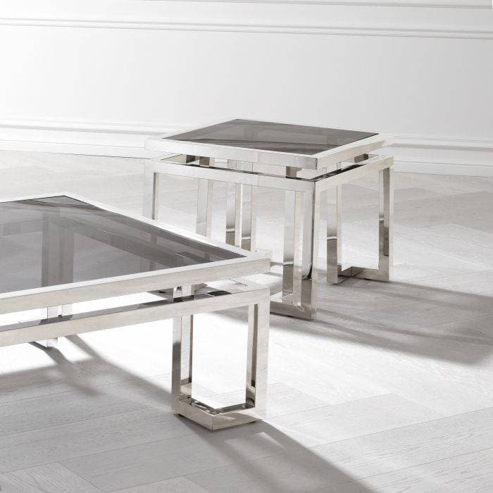 Palmer Stainless Steel Side Table by Eichholtz