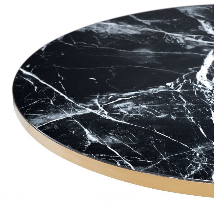 Parme Black Faux Marble Coffee Table Eichholtz FCI London