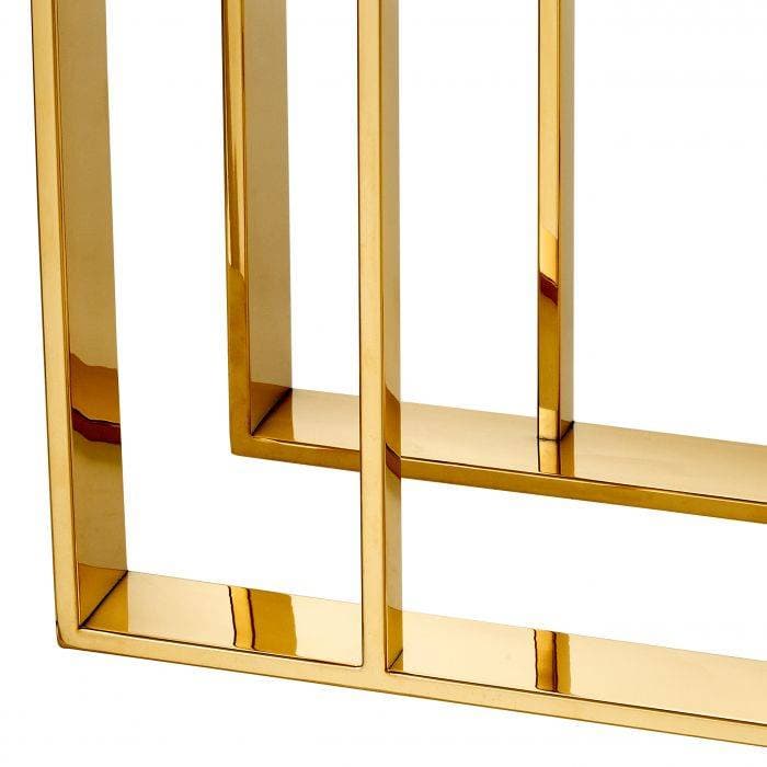 Pierre Gold Finish Side Table by Eichholtz