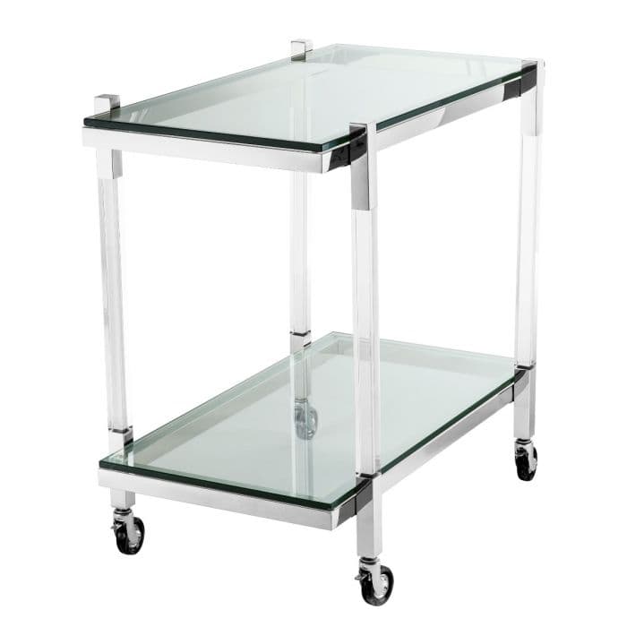 Royalton Stainless Steel Bar Trolley Eichholtz