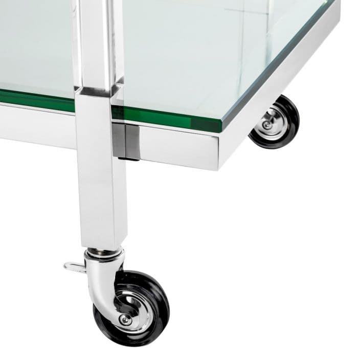 Royalton Stainless Steel Bar Trolley Eichholtz