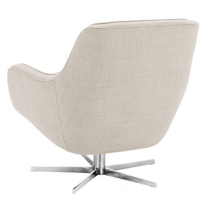 Serena Panama Natural Swivel Chair by Eichholtz