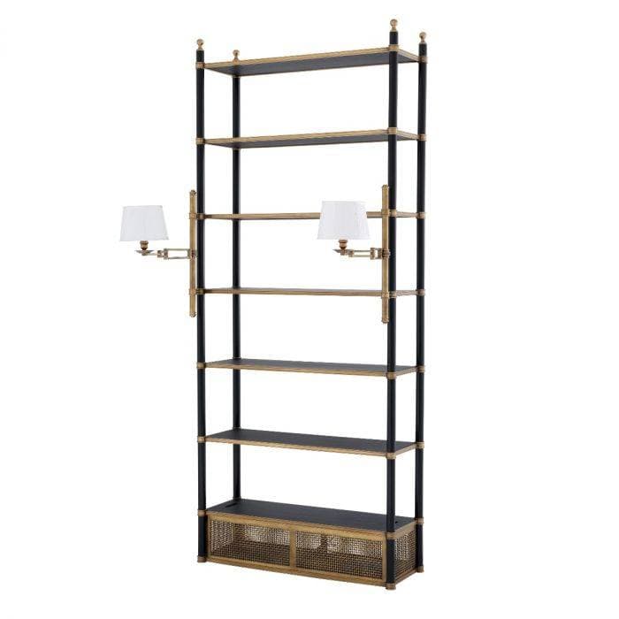 Sterling With Lights Bookcase by Eichholtz