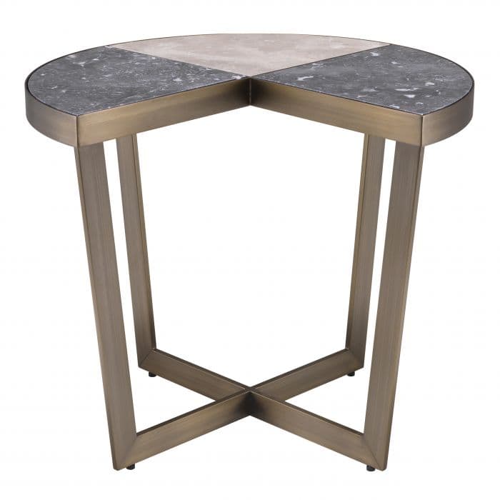 Turino Brass Finish Side Table by Eichholtz