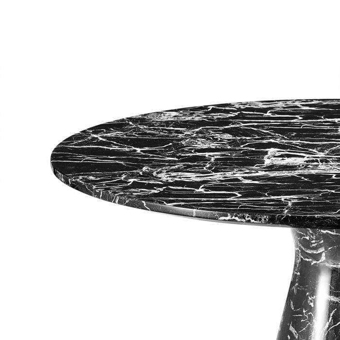 Turner Black Faux Marble Dining Table by Eichholtz