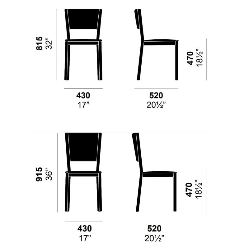 Alex 2-0 Dining Chair by Enrico Pellizzoni