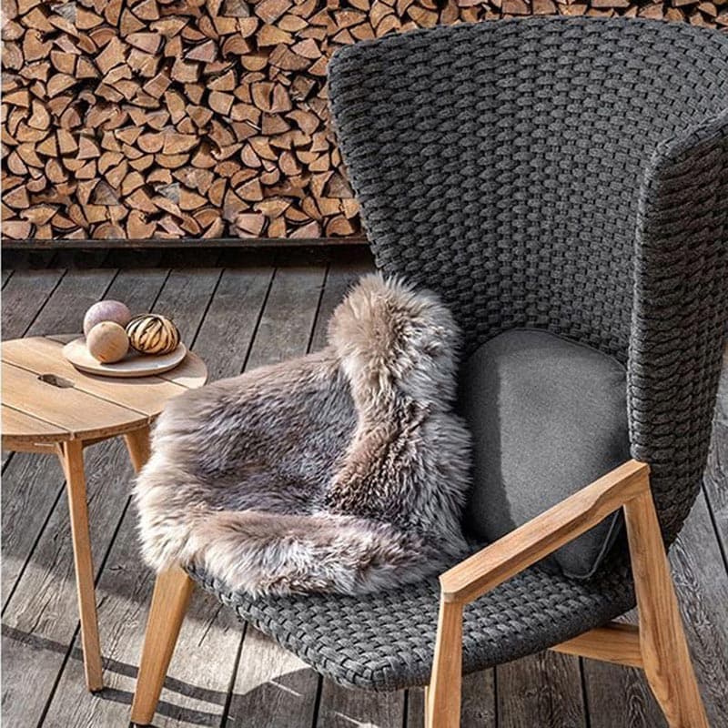 Knit High Back Outdoor Armchair by Ethimo