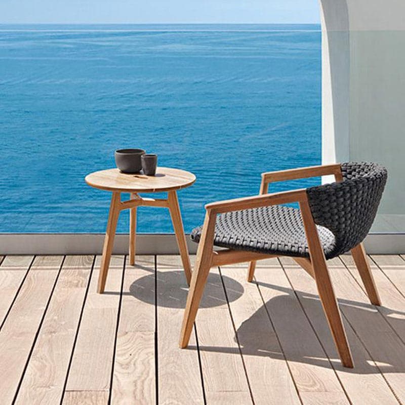 Knit Outdoor Side Table by Ethimo