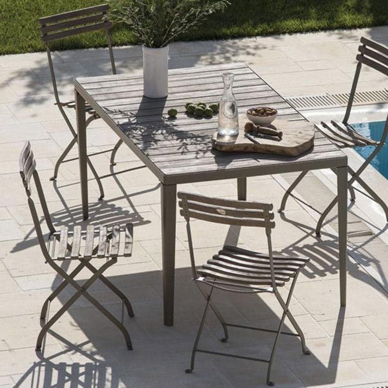 Laren Rectangular Outdoor Table by Ethimo