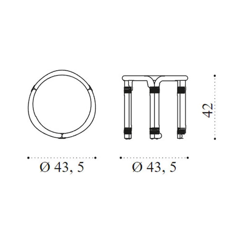 Rattan Outdoor Side Table Ethimo FCI London