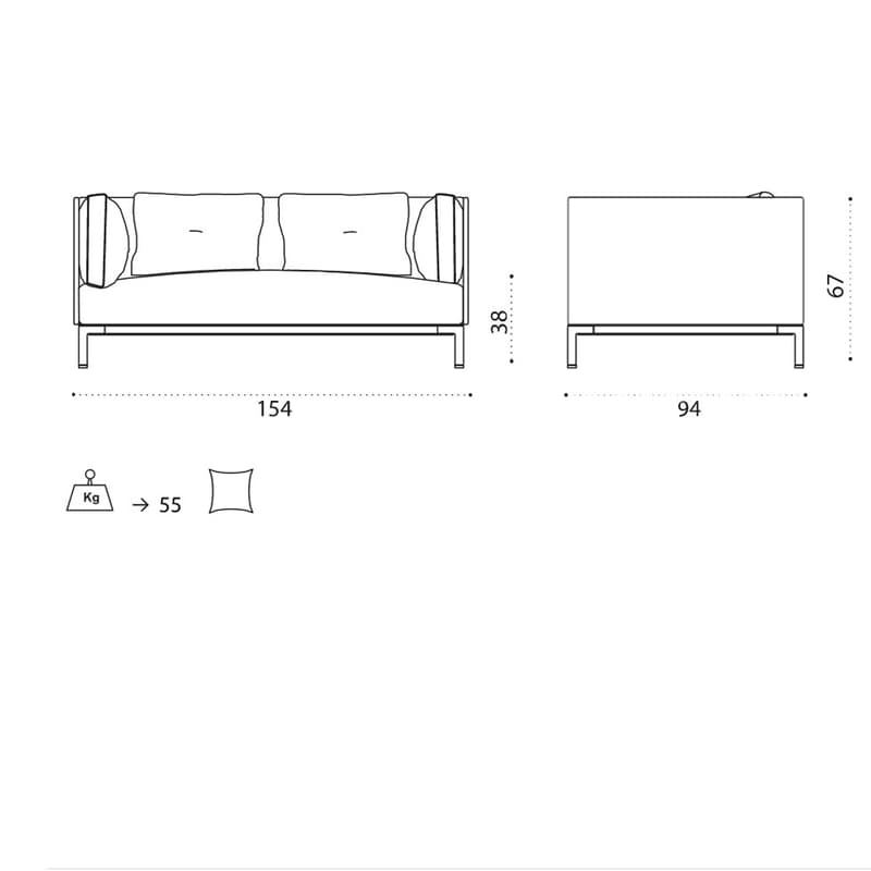 Baia Outdoor Sofa Ethimo FCI London