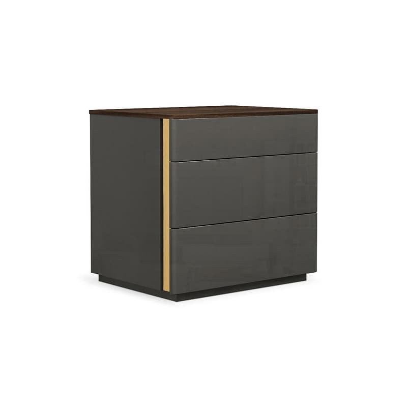 Bali 3 Drawers Bedside Table by Evanista