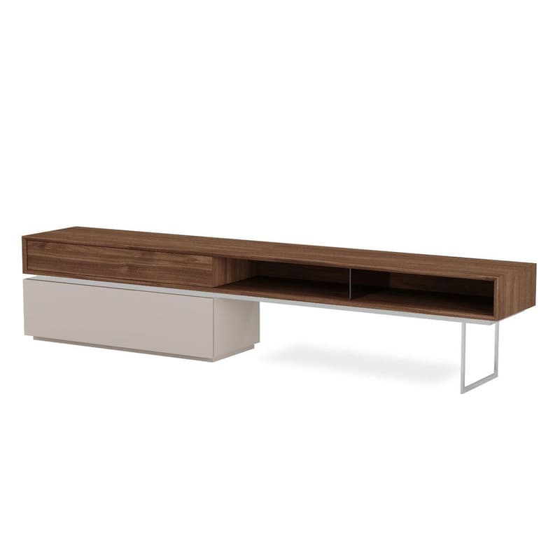 Suspended Foot TV Stand by Evanista