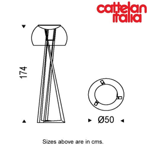 Compas Floor Lamp by Cattelan Italia