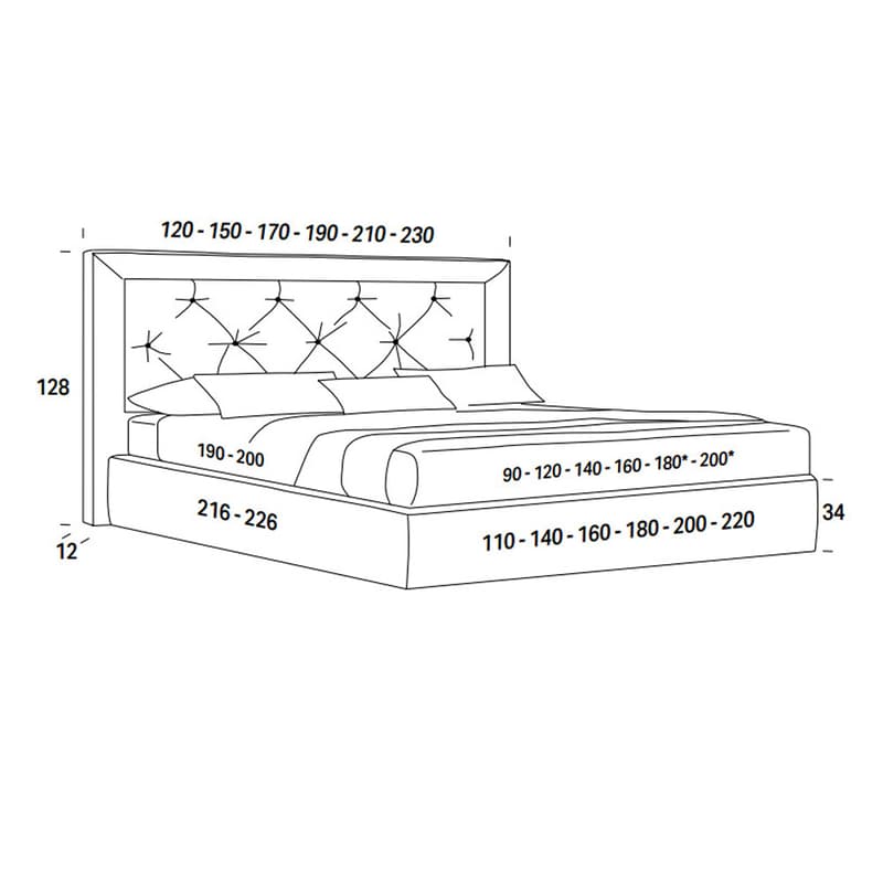 Adrian Double Bed by Felix Collection