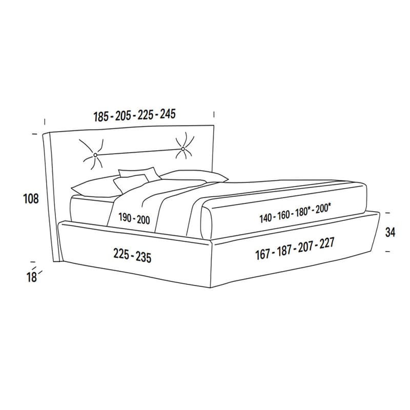 Chris Double Bed by Felix Collection