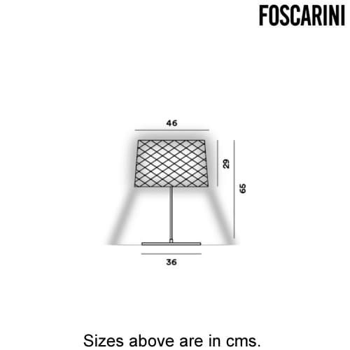 Twiggy Grid Xl Table Lamp by Foscarini