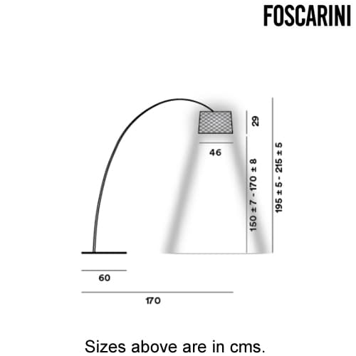 Twiggy Grid Floor Lamp by Foscarini
