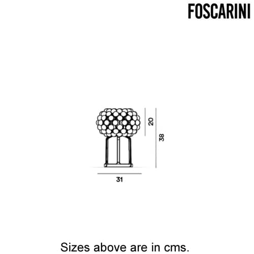 Caboche Table Lamp by Foscarini