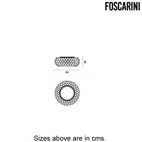 Caboche Ceiling Lamp by Foscarini