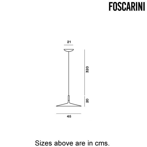 Aplomb Large Suspension Lamp by Foscarini