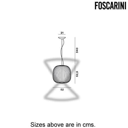 Spokes 2 Suspension Lamp by Foscarini