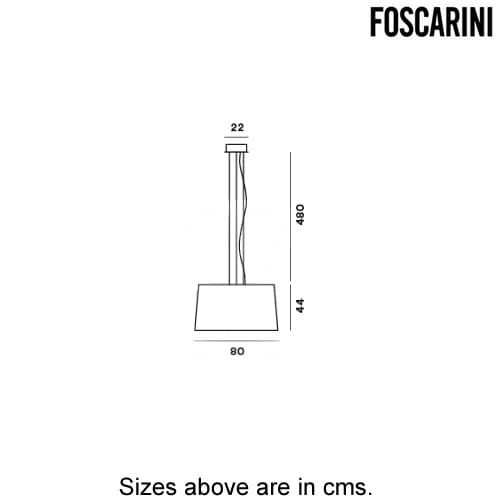 Twice As Twiggy Suspension Lamp by Foscarini