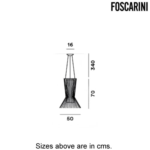 Allegretto Vivace Suspension Lamp by Foscarini