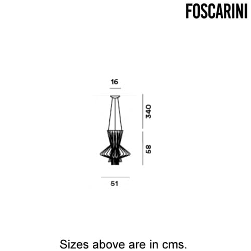 Allegretto Ritmico Suspension Lamp by Foscarini