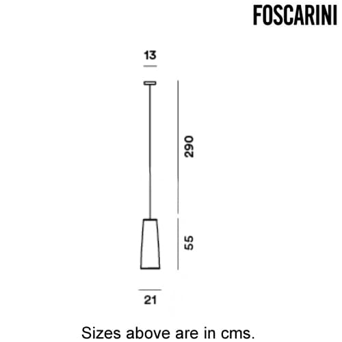 Tite 2 Suspension Lamp by Foscarini
