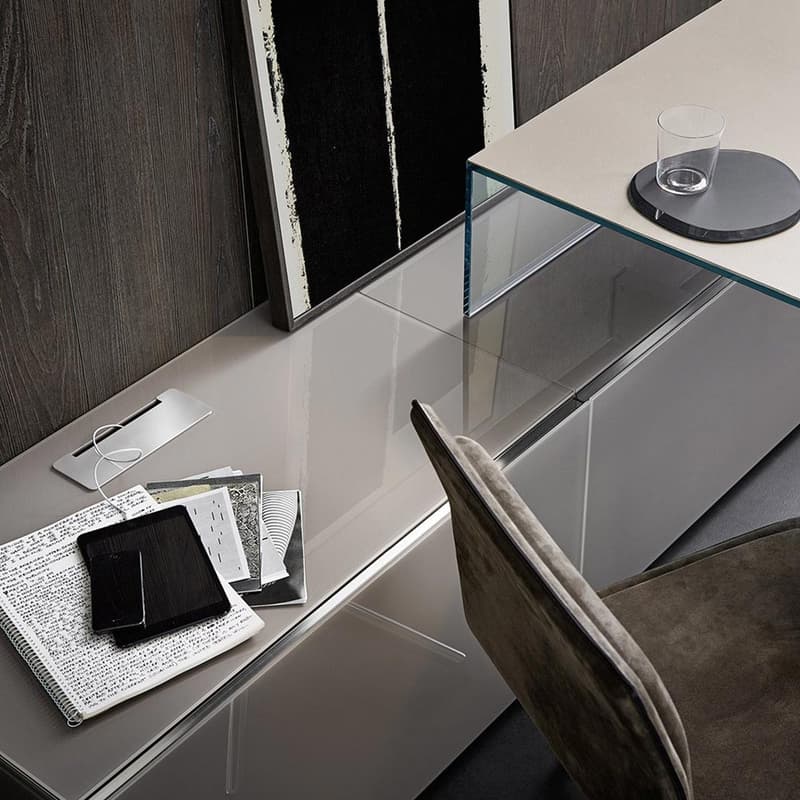 Air 1 Up Office Desk by Gallotti & Radice