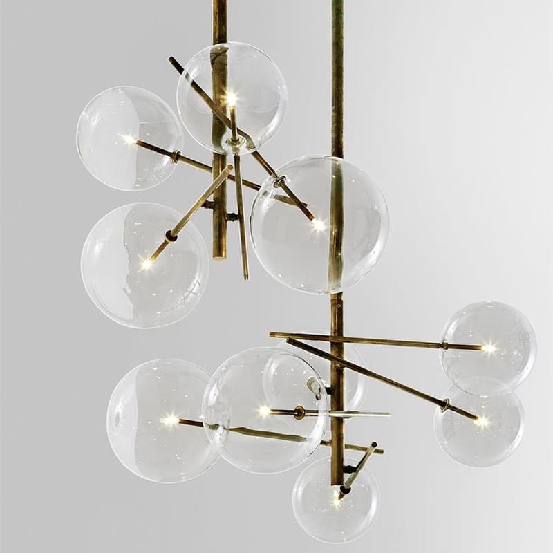 Bolle Suspension Lamp by Gallotti & Radice