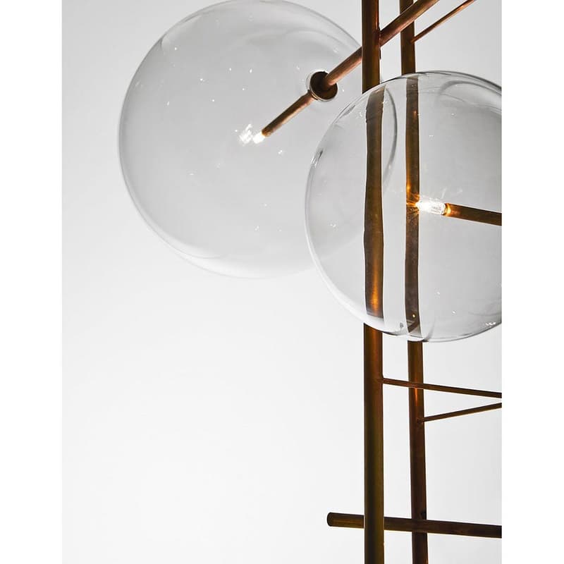 Bolle Tela Suspension Lamp by Gallotti & Radice