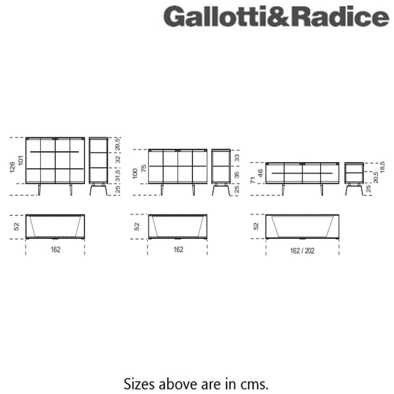 Pandora Sideboard by Gallotti & Radice