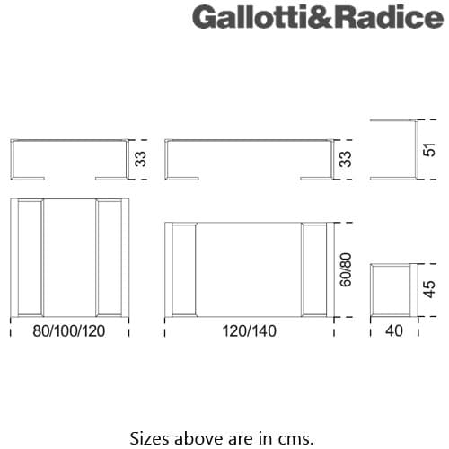 Sir T 32 Coffee Table by Gallotti & Radice