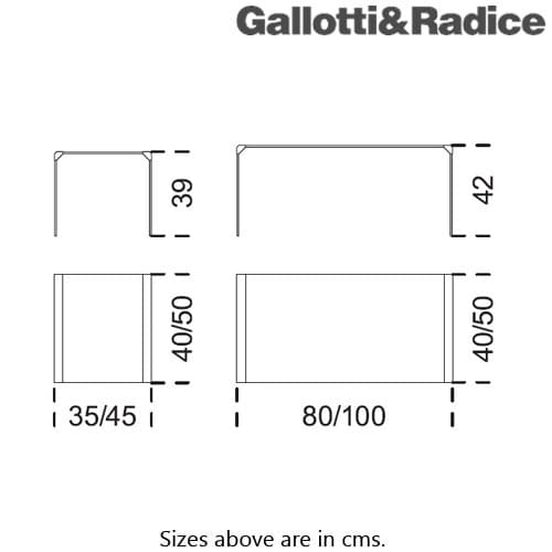 T35R Coffee Table by Gallotti & Radice