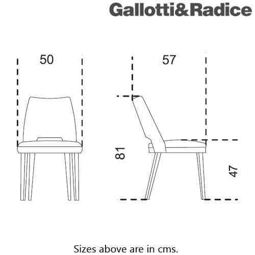 Thea Dining Chair by Gallotti & Radice