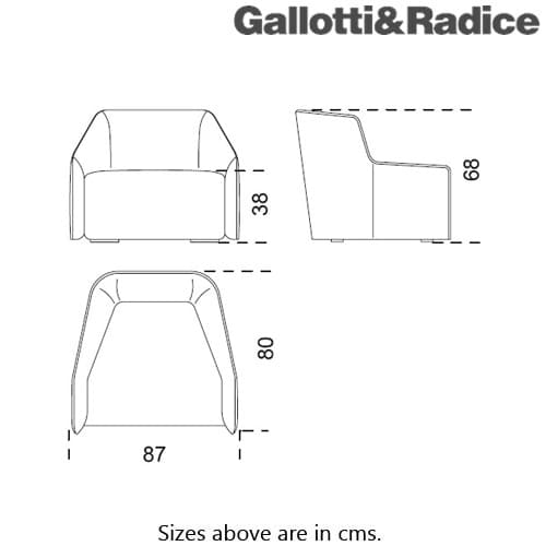 First Armchair by Gallotti & Radice