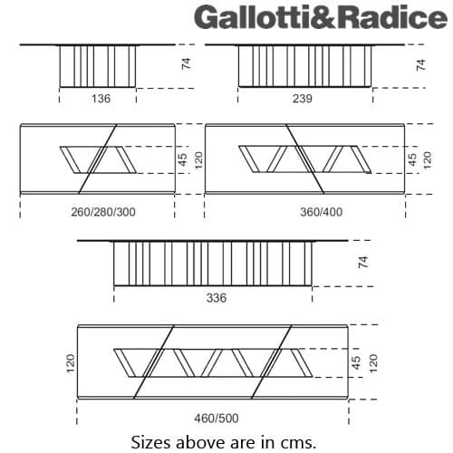 Platium System Dining Table by Gallotti & Radice