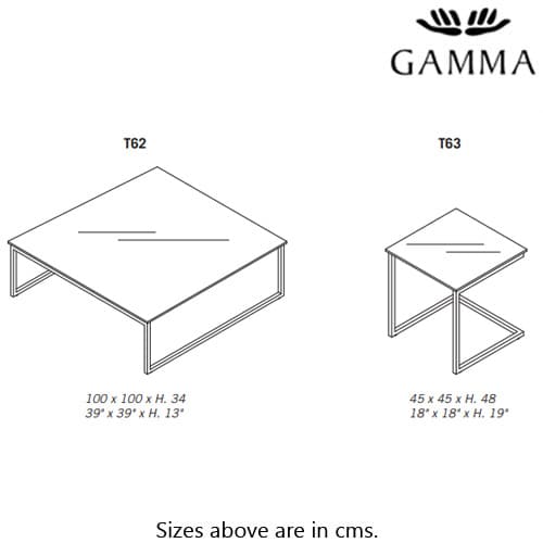 T62 – T63 Coffee Table by Gamma and Dandy