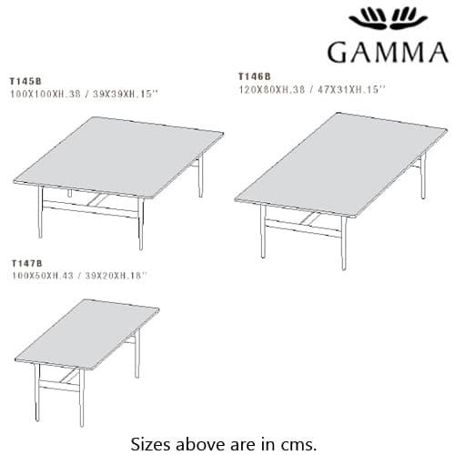 T145B T146B T147B Coffee Table by Gamma & Dandy