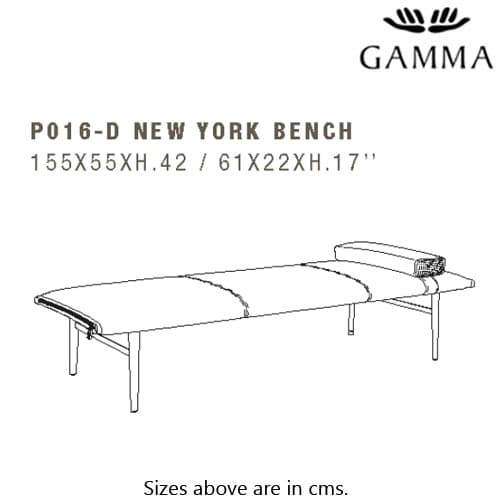 P016-D Bench by Gamma & Dandy