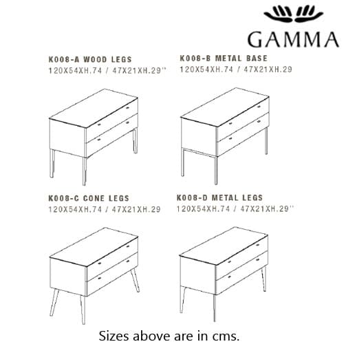 K008-D Dressing Table by Gamma & Dandy