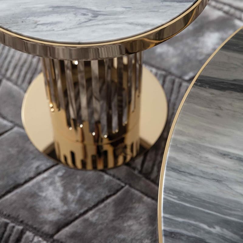 Charisma Round Side Table by Giorgio Collection
