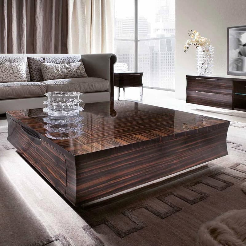 Daydream Square Wooden Coffee Table by Giorgio Collection