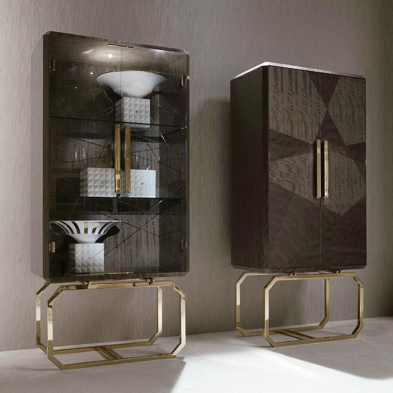 Infinity Glass Display Cabinet by Giorgio Collection