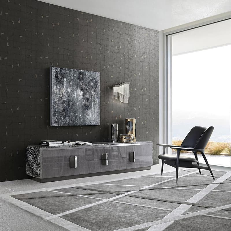 Mirage 4 Handles Sideboard by Giorgio Collection