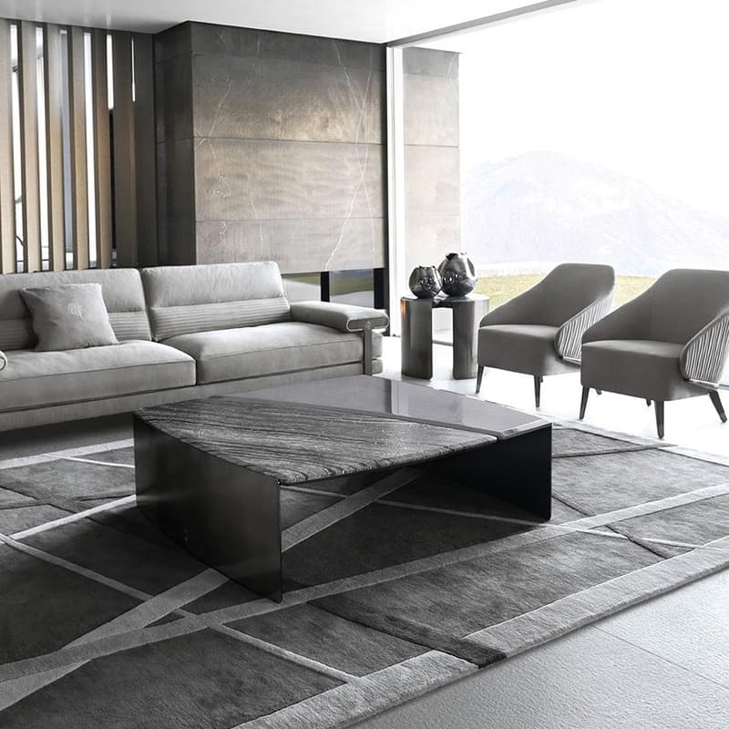 Mirage Black Kenya Coffee Table by Giorgio Collection