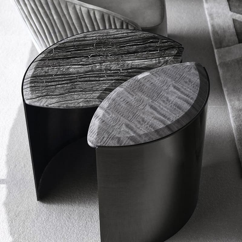 Mirage Round Side Table by Giorgio Collection